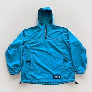 Timberland Jacket‎ Mens M Pullover Windbreaker Anorak Performance Vtg 90s Y2K
